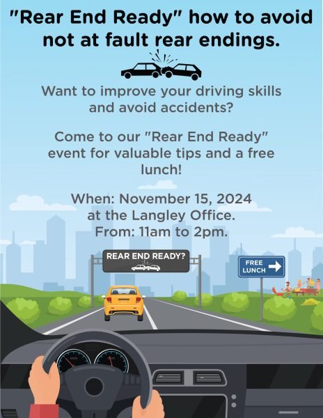 Rear End Ready - Driver Safety Flyer -HTX